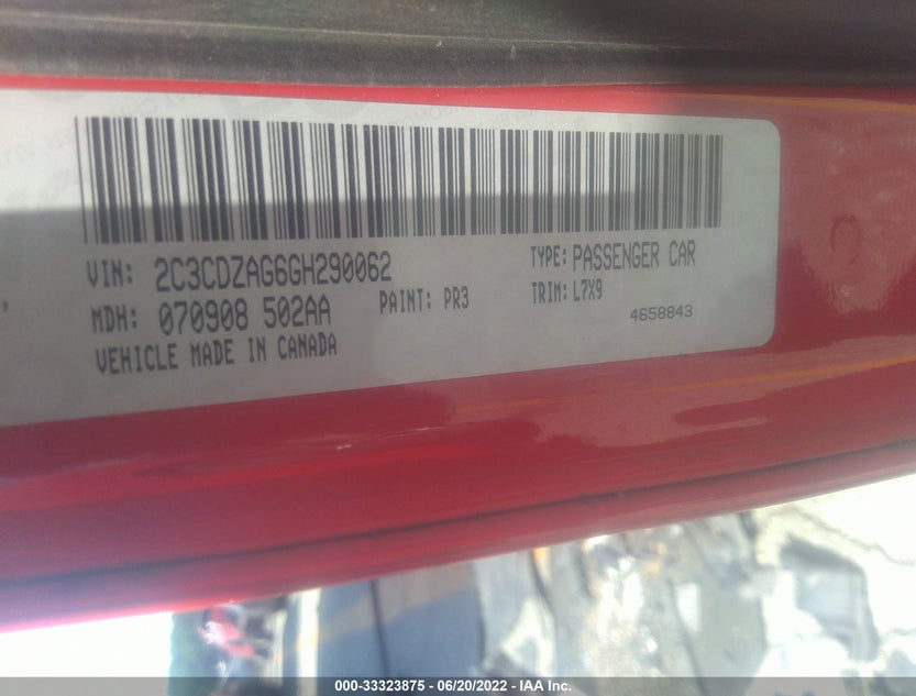 2C3CDZAG6GH290062
