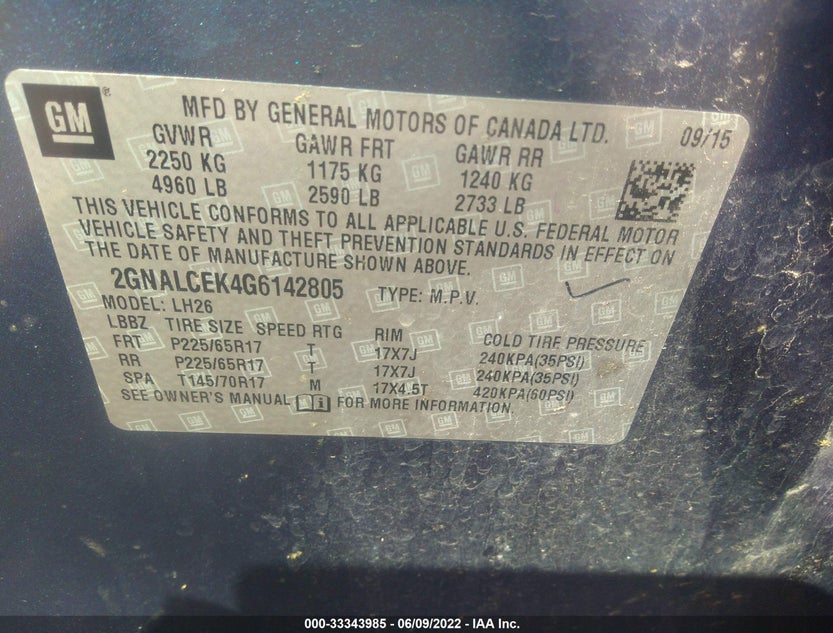 2GNALCEK4G6142805