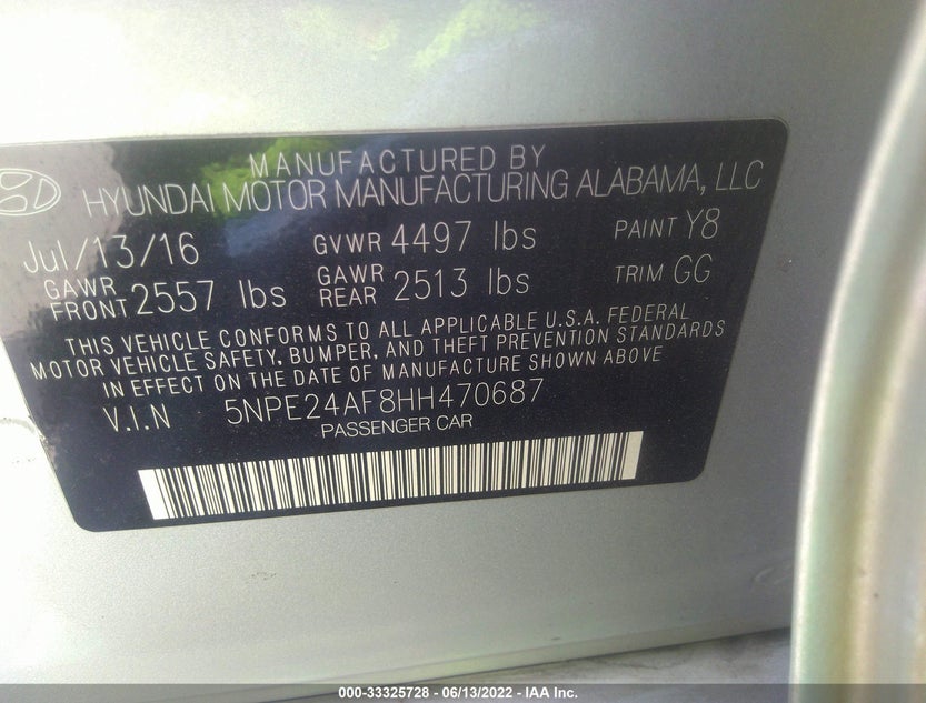 5NPE24AF8HH470687