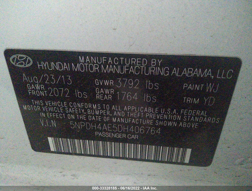 5NPDH4AE5DH406764