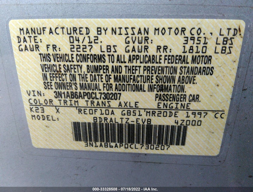 3N1AB6AP0CL730207