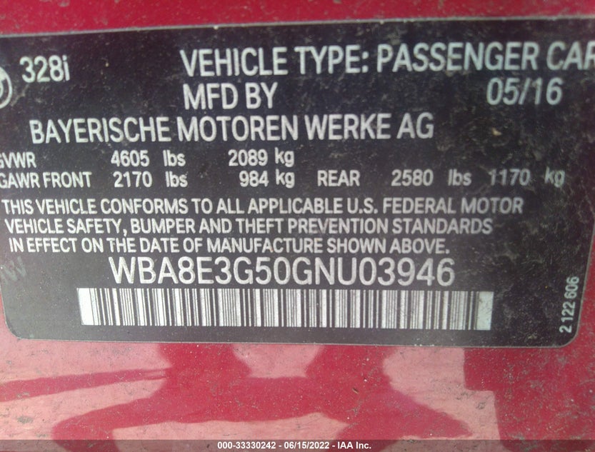 WBA8E3G50GNU03946