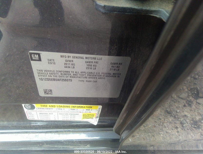 1G1ZD5EB9AF256079