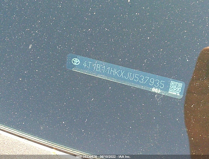 4T1B11HKXJU537935