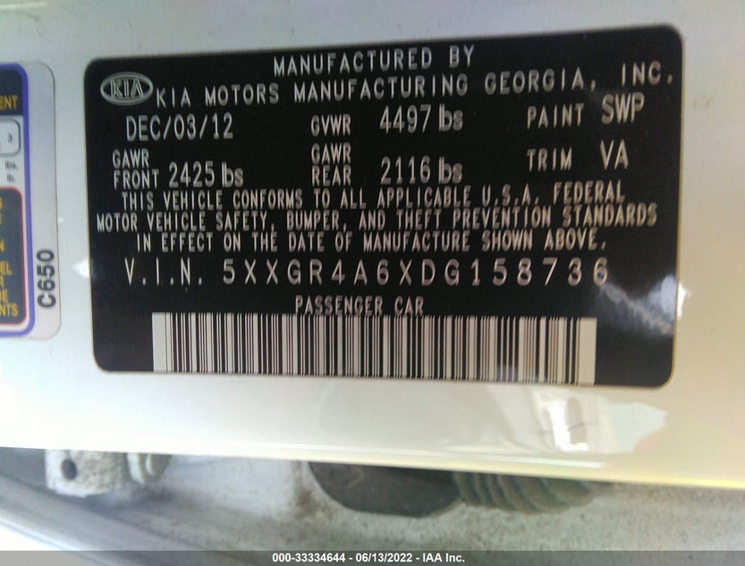 5XXGR4A6XDG158736