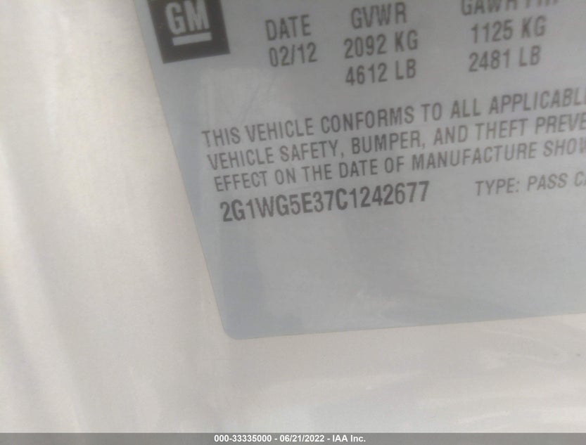 2G1WG5E37C1242677