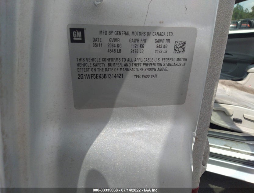 2G1WF5EK3B1314421