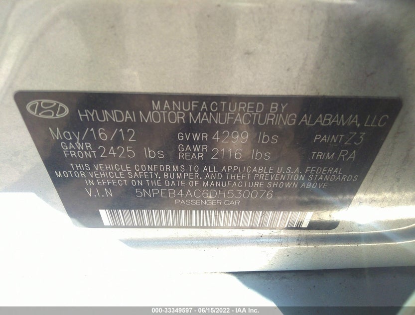 5NPEB4AC6DH530076