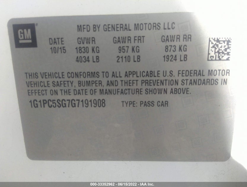 1G1PC5SG7G7191908