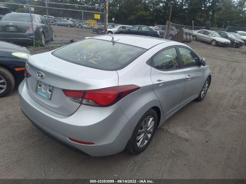 2014 Hyundai Elantra Se VIN: 5NPDH4AE3EH520604 Lot: 33353099