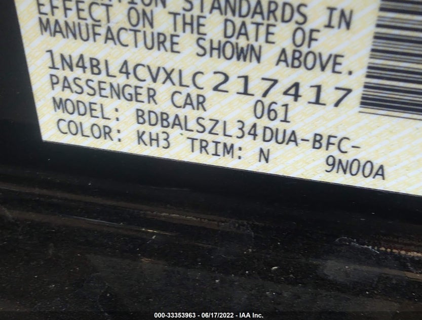 1N4BL4CVXLC217417
