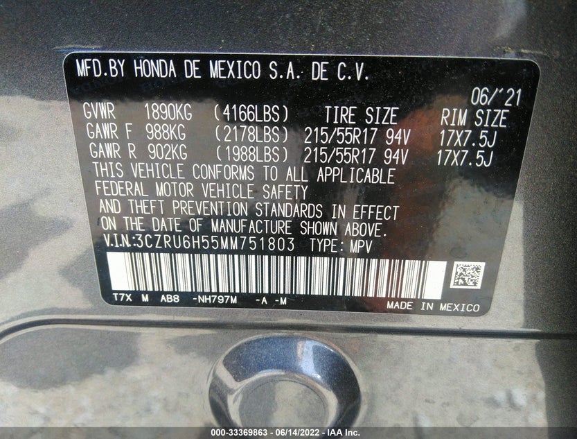 3CZRU6H55MM751803