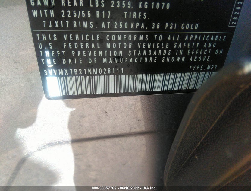 3VVMX7B21NM028111