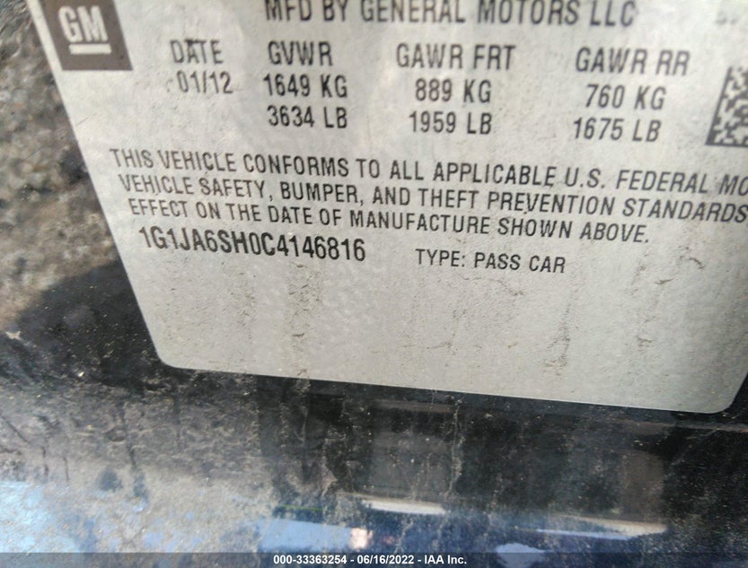 1G1JA6SH0C4146816