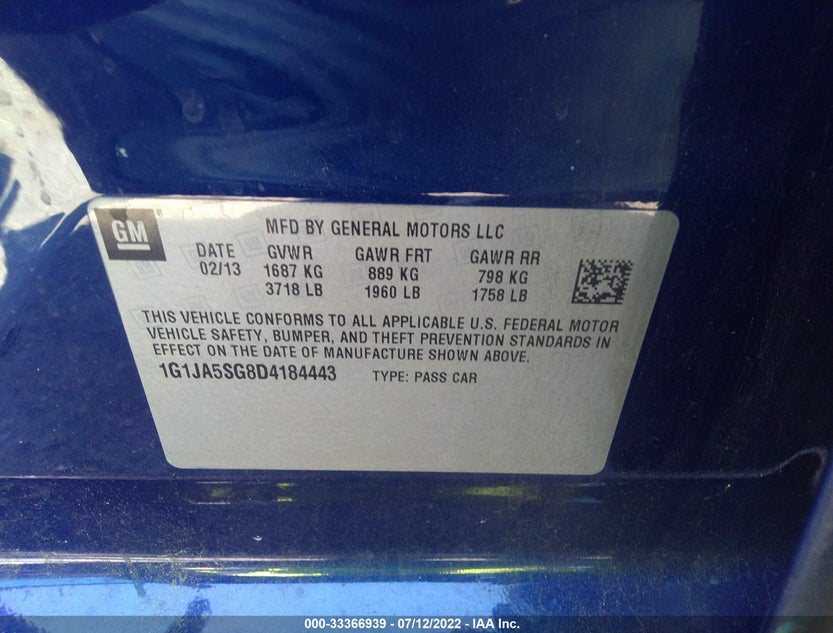 1G1JA5SG8D4184443