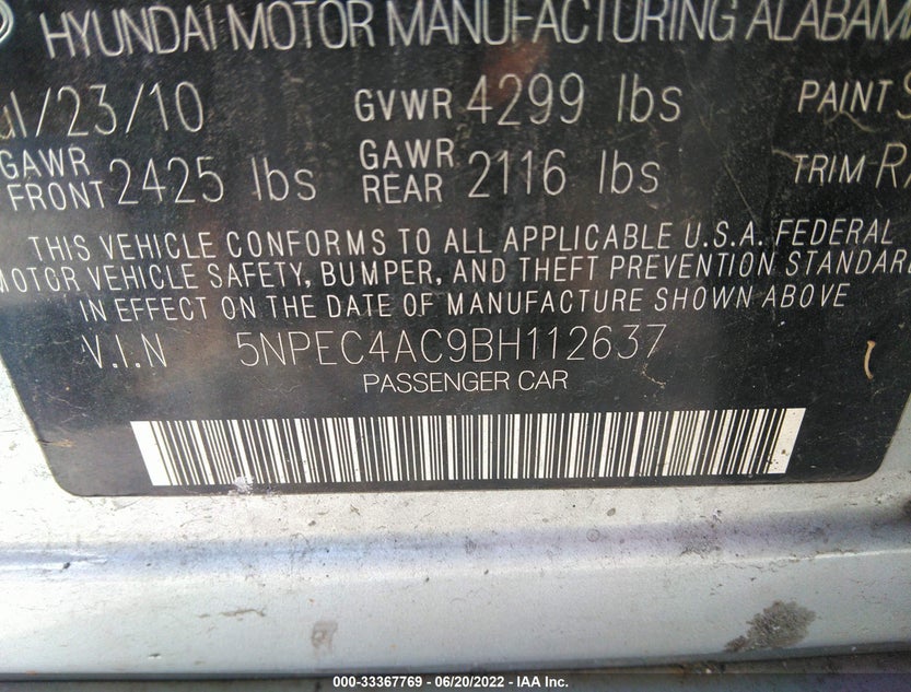 5NPEC4AC9BH112637