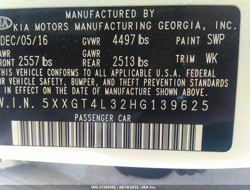 5XXGT4L32HG139625