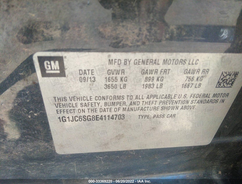 1G1JC6SG8E4114703