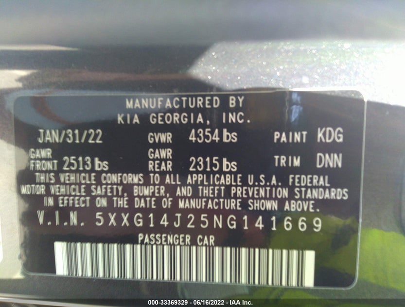 5XXG14J25NG141669