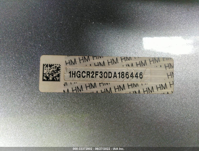 1HGCR2F30DA186446