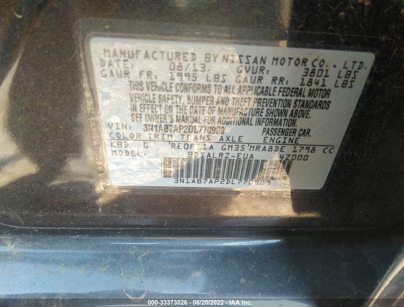 3N1AB7AP2DL770909