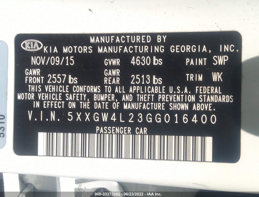 5XXGW4L23GG016400