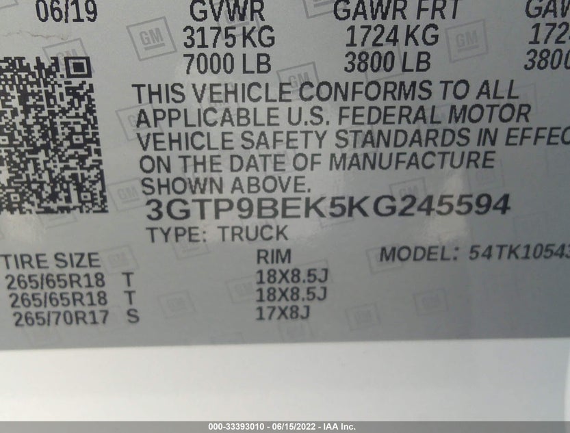 3GTP9BEK5KG245594