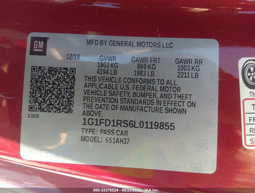 1G1FD1RS6L0119855