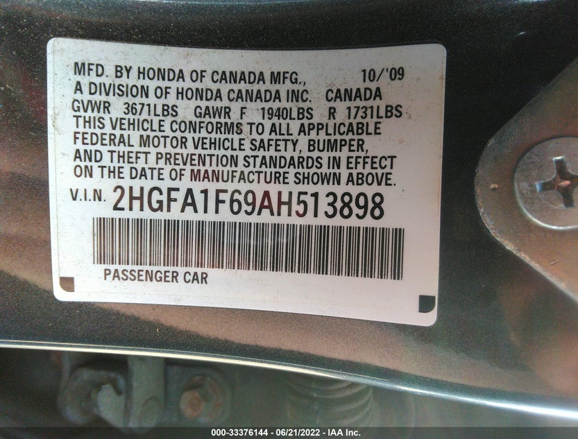 2HGFA1F69AH513898