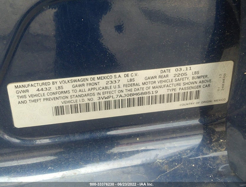 3VWPL7AJ0BM688519