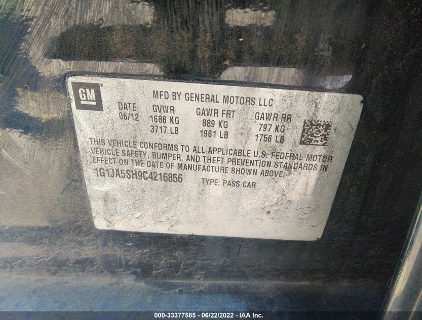 1G1JA5SH9C4216856