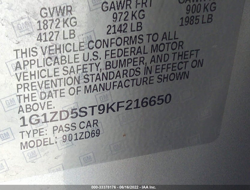 1G1ZD5ST9KF216650