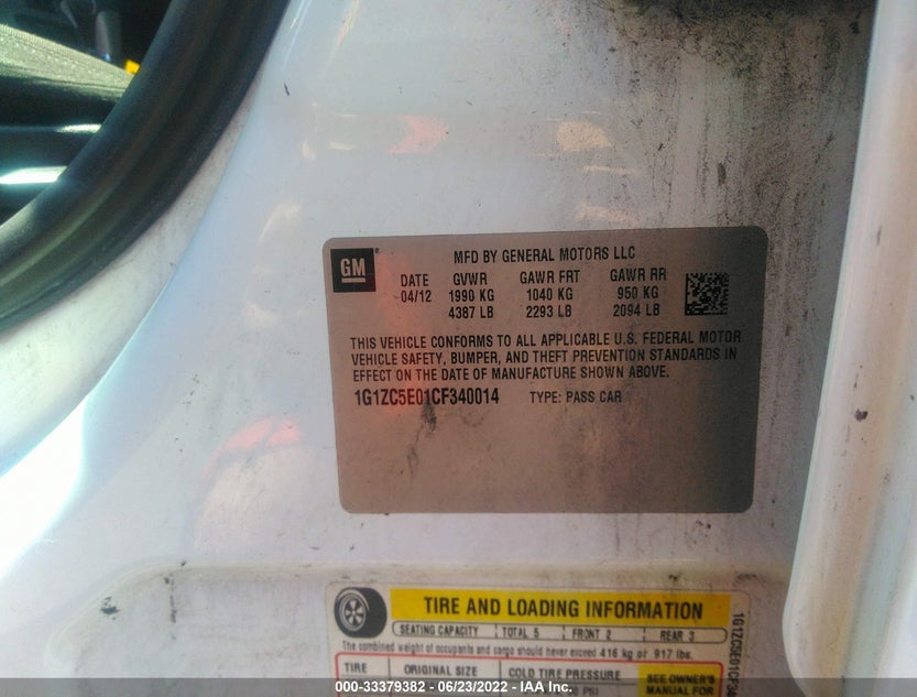 1G1ZC5E01CF340014