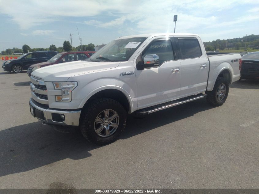 2016 Ford F-150 Lariat VIN: 1FTEW1EF8GFA29759 Lot: 33379929