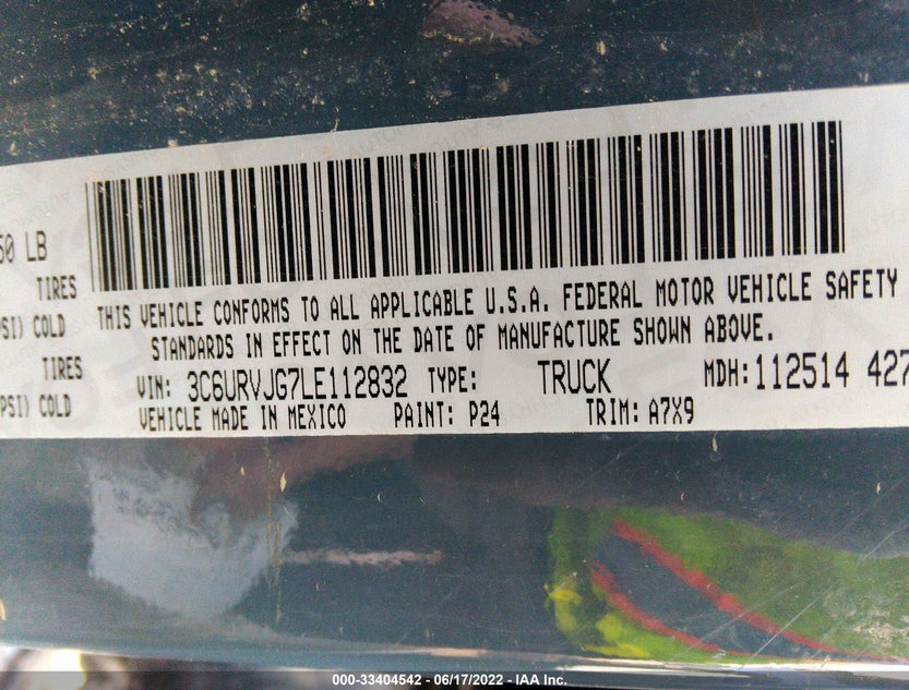 3C6URVJG7LE112832