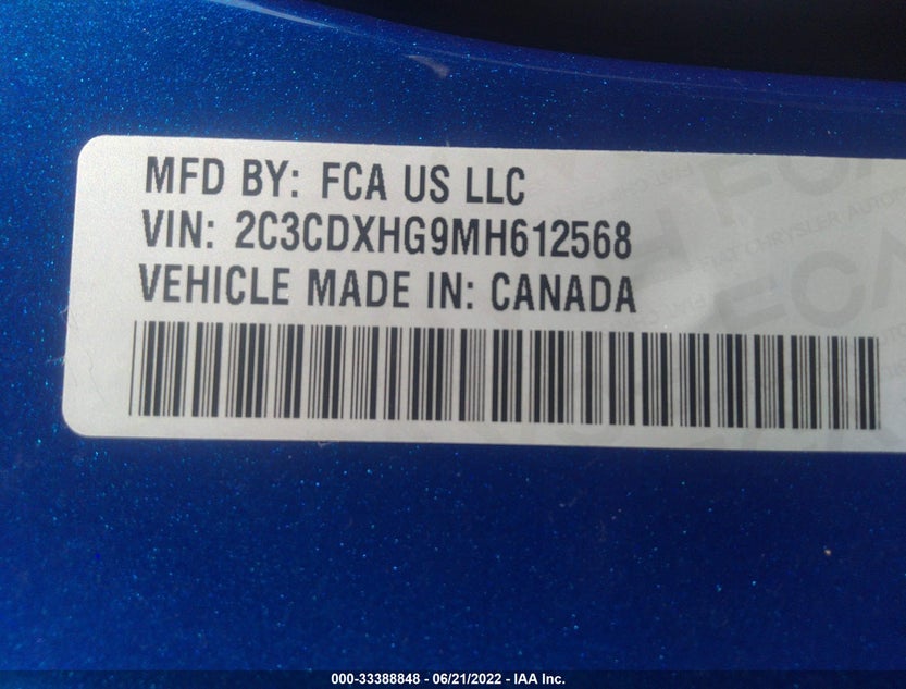 2C3CDXHG9MH612568