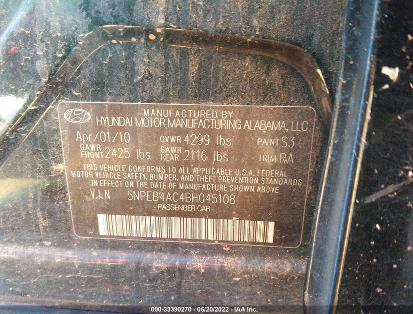 5NPEB4AC4BH045108