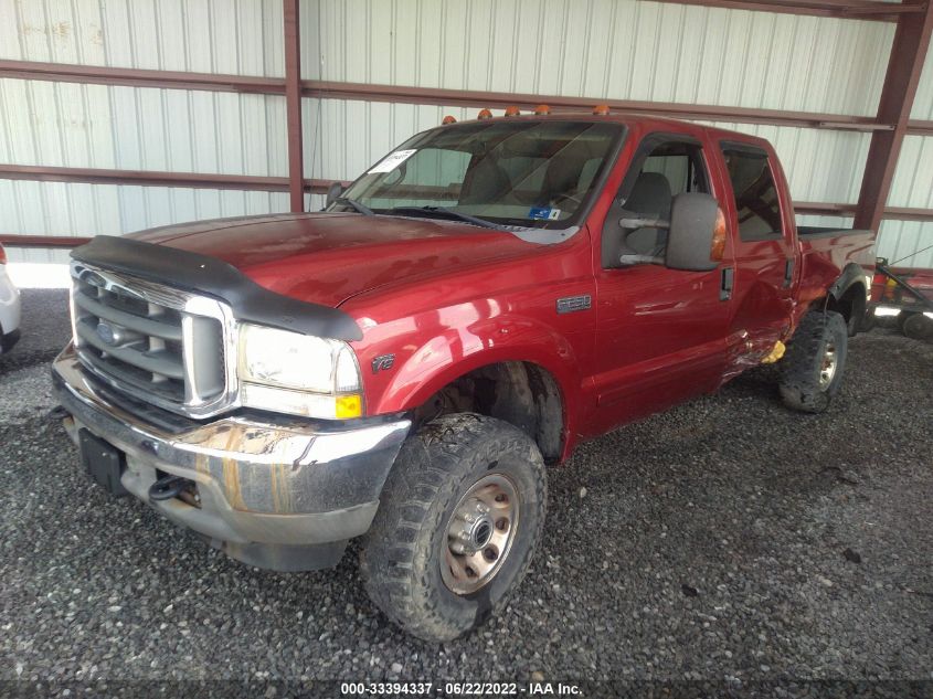 2002 Ford Super Duty F-250 Lariat/Xl/Xlt VIN: 1FTNW21L22EB53526 Lot: 33394337