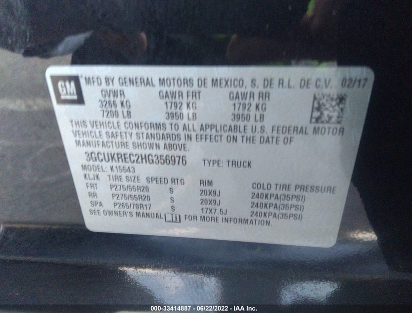 3GCUKREC2HG356976