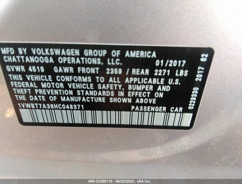 1VWBT7A38HC048371