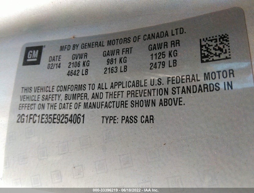 2G1FC1E35E9254061