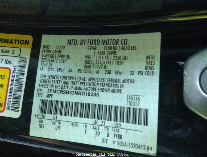 3FMCR9B63NRD18285