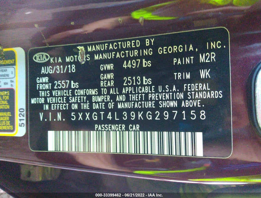 5XXGT4L39KG297158