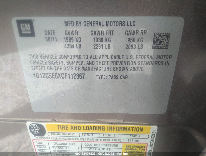 1G1ZC5E0XCF112867