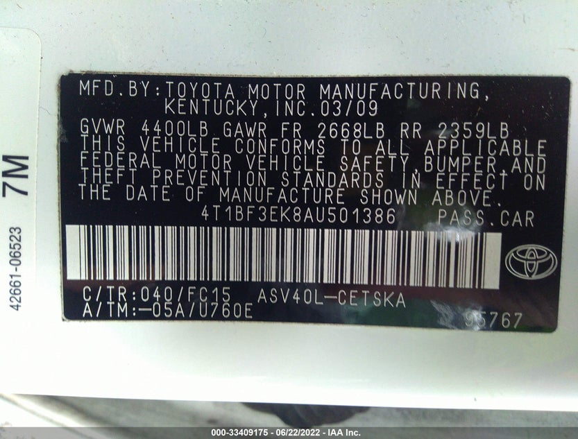 4T1BF3EK8AU501386