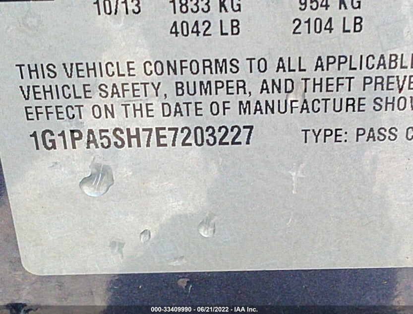 1G1PA5SH7E7203227