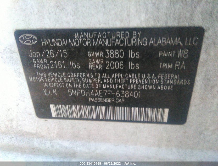 5NPDH4AE7FH638401