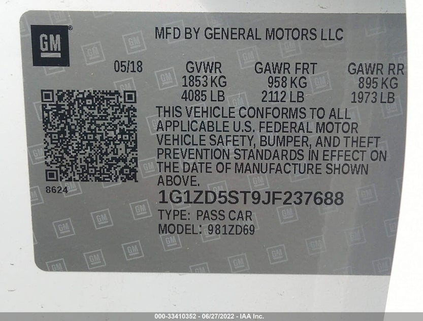 1G1ZD5ST9JF237688