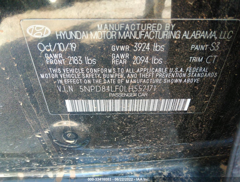 5NPD84LF0LH552171