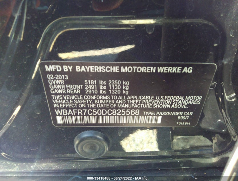WBAFR7C50DC825568